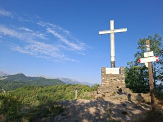 Monte Croce con Saben lontano