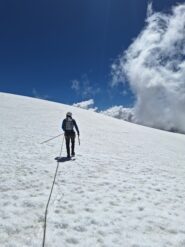 Sul ghiacciaio del Felik