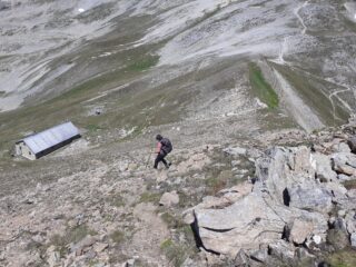 Ripida discesa verso Usseri Nanzlicke.
