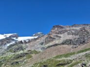 La cresta vista dal sentiero di discesa