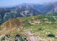vista sul Colle della Lombarda e Laghi dell'Orgials 