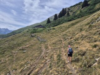 Arrivo al rifugio 
