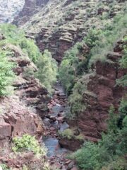Scorcio risalendo le Gorges