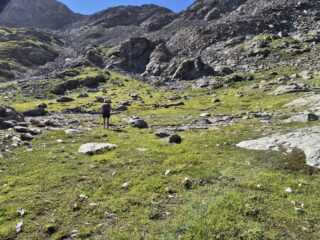 Verso la pietraia 