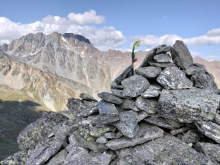 la cima con vista sul Velan