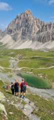 Lago e Rocca scendendo dal Becco Nero