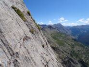 La bellissima roccia della lunghezza finale