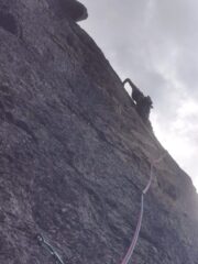 Salita su L7 (6b+) fisica!