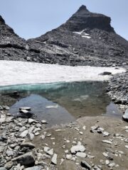 in discesa verso il vallone del Nivolet poco sotto il Colle