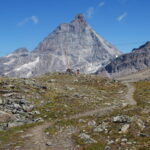L’arrivo al Colle Nord delle Cime Bianche