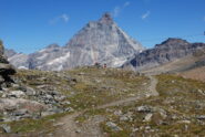 L’arrivo al Colle Nord delle Cime Bianche
