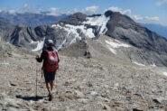 Verso la punta d'ambin e sullo sfondo il Niblè