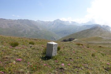 Scendendo dallo Jafferau sguardo verso la testata della Valfredda