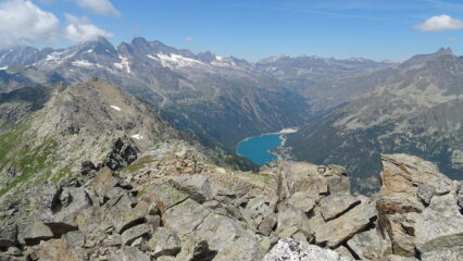 Dalla cima verso WNW