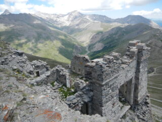 le rovine del Forte Jafferau 