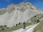 il lungo traverso verso il Col Granon