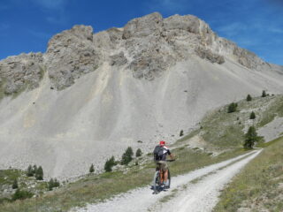 il lungo traverso verso il Col Granon