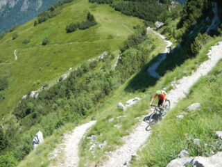 discesa verso il Colle del Prel Soprano 1926 m.