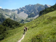 la discesa nel Vallone del Marguareis