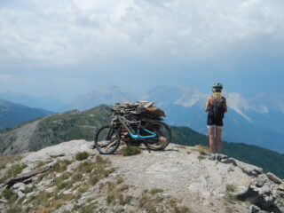 Monte Blegier...e nuvole in veloce avvicinamento 