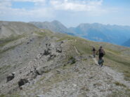 discesa verso il Colle Lauson 2491 m.