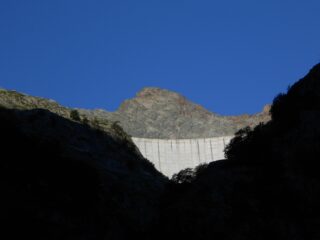 Diga del Chiotas alla partenza