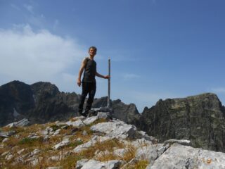 In vetta tra Rocca dell'Abisso e Frisson