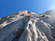 Dalla sosta 3 verso la bellissima lunghezza 4