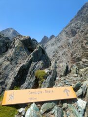 Imbocco canalino di discesa