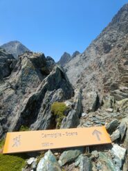 Imbocco canalino di discesa
