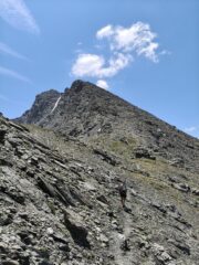 Dal colle verso la cima