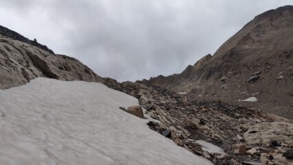 Sul ghiacciaio del siedel