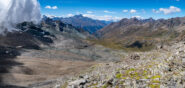 Vista sul ghiacciaio di Peradza dalla sella