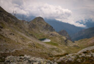 Vista dal Col Laris, verso il lago La Reale