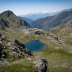 Dal sentierino, il Lago La Reale. Ma sprattutt, fa bello anche di qua!