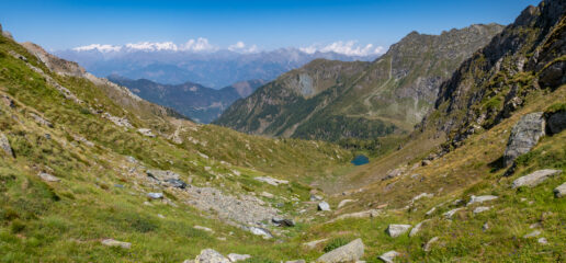 Dal Passo dell'uomo, vista sul lato VdA