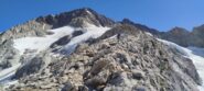 Dallo sperone vista sulla vetta