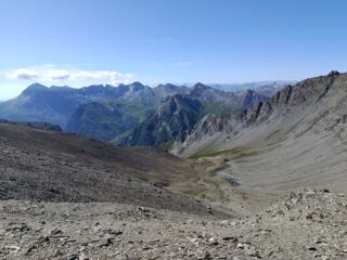Il Vallone Baiso del Colle dal Colle di Malacosta 