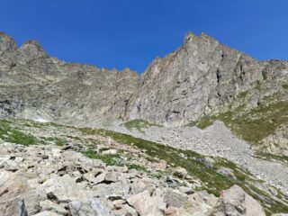 Salita dopo il Bivacco Costi Falchero 