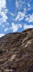 ultime placconate finali, si sale su facili roccette di secondo grado
