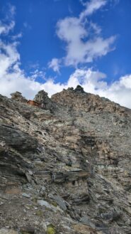 Finalmente il bivacco in vista 