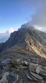 La cresta verso la Grivola 