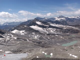 Il panorama verso le cime delle valli di Lanzo.