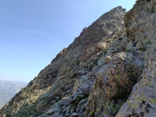 Salita verso la Punta Nord 
