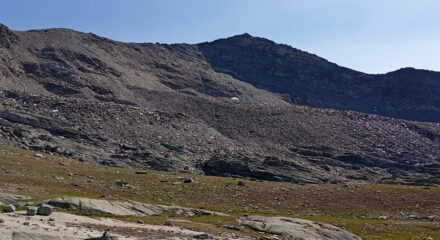 Attacco nel punto più basso della cresta 