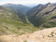 dalla vetta, il versante Piemontese