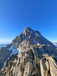 Picco Montaldo e la parete nord del Monviso
