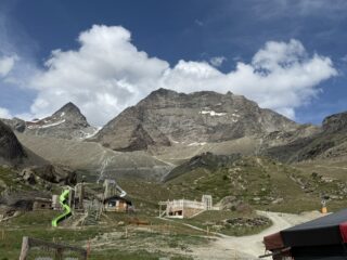 panoramica dalla stazione funivia di Kreuzboden