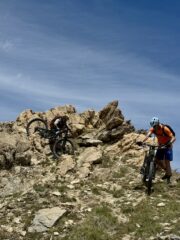 Passaggio in cresta verso il passo della Banchetta 