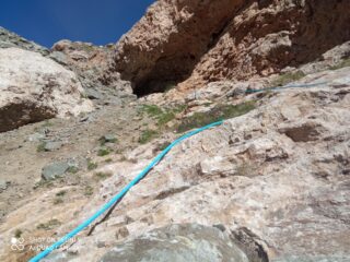 tratto successivo con corda fissa